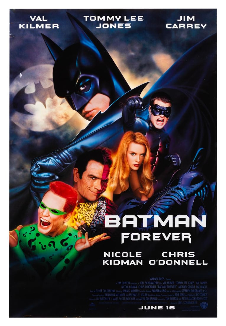A "Batman Forever" One-Sheet. (1 of 1)