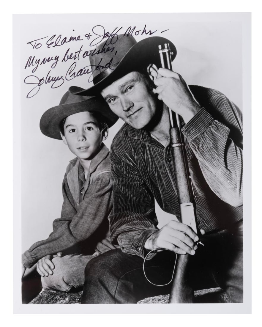 A Johnny Crawford Signed "The Rifleman" Photograph. (1 of 1)