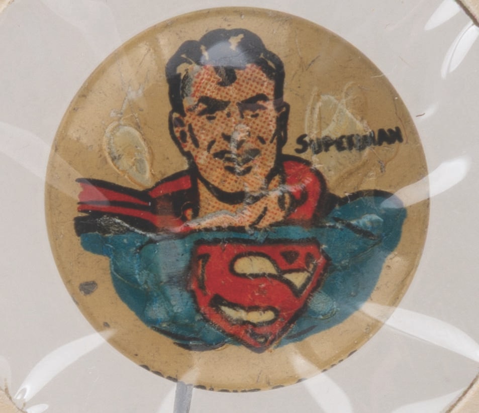 A "Superman" Kellogg's Pep Button. (1 of 2)