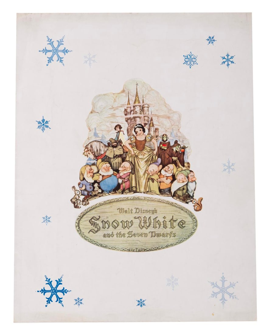 A "Snow White and the Seven Dwarfs" Belgium Premiere Program. (1 of 4)
