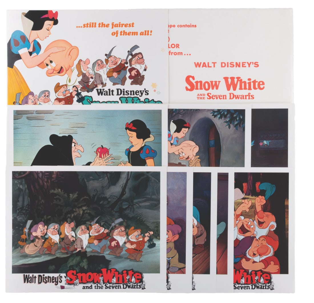 A Set of 1967 "Snow White and the Seven Dwarfs" Lobby Cards. (1 of 10)