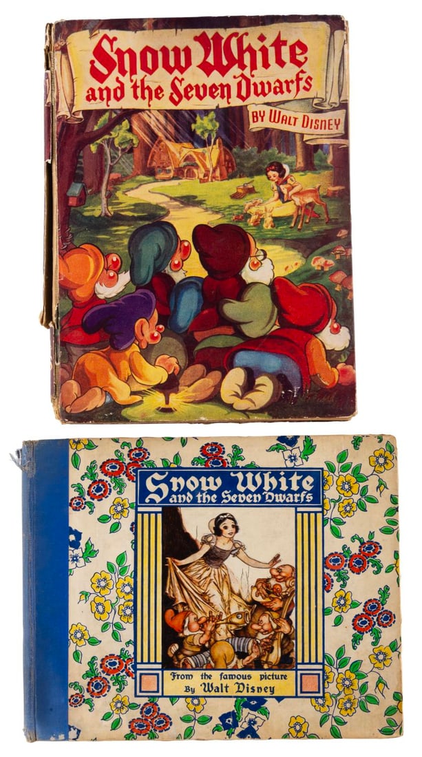 A Pair of "Snow White and the Seven Dwarfs" Books. (1 of 5)