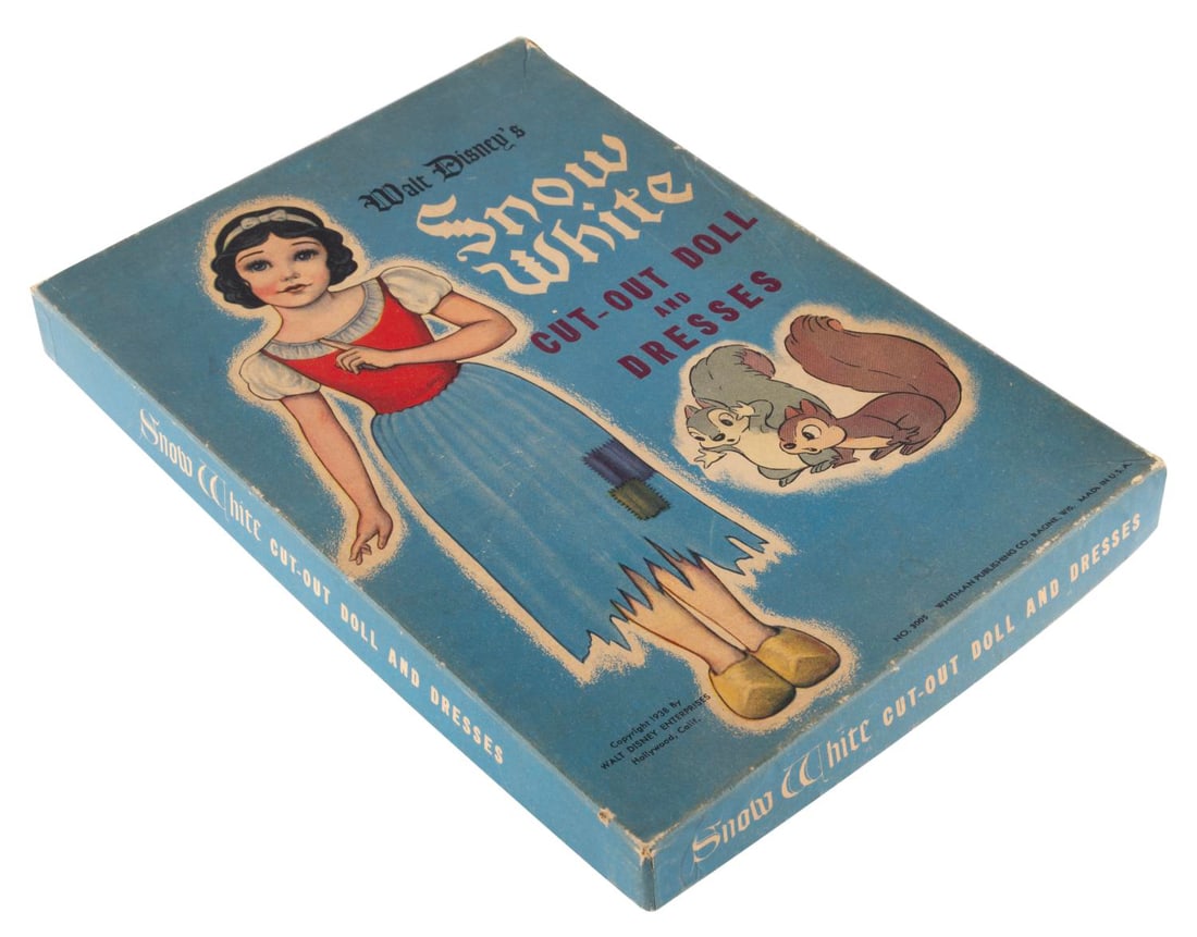 A "Snow White and the Seven Dwarfs" Cut Out Doll Box Set. (1 of 3)