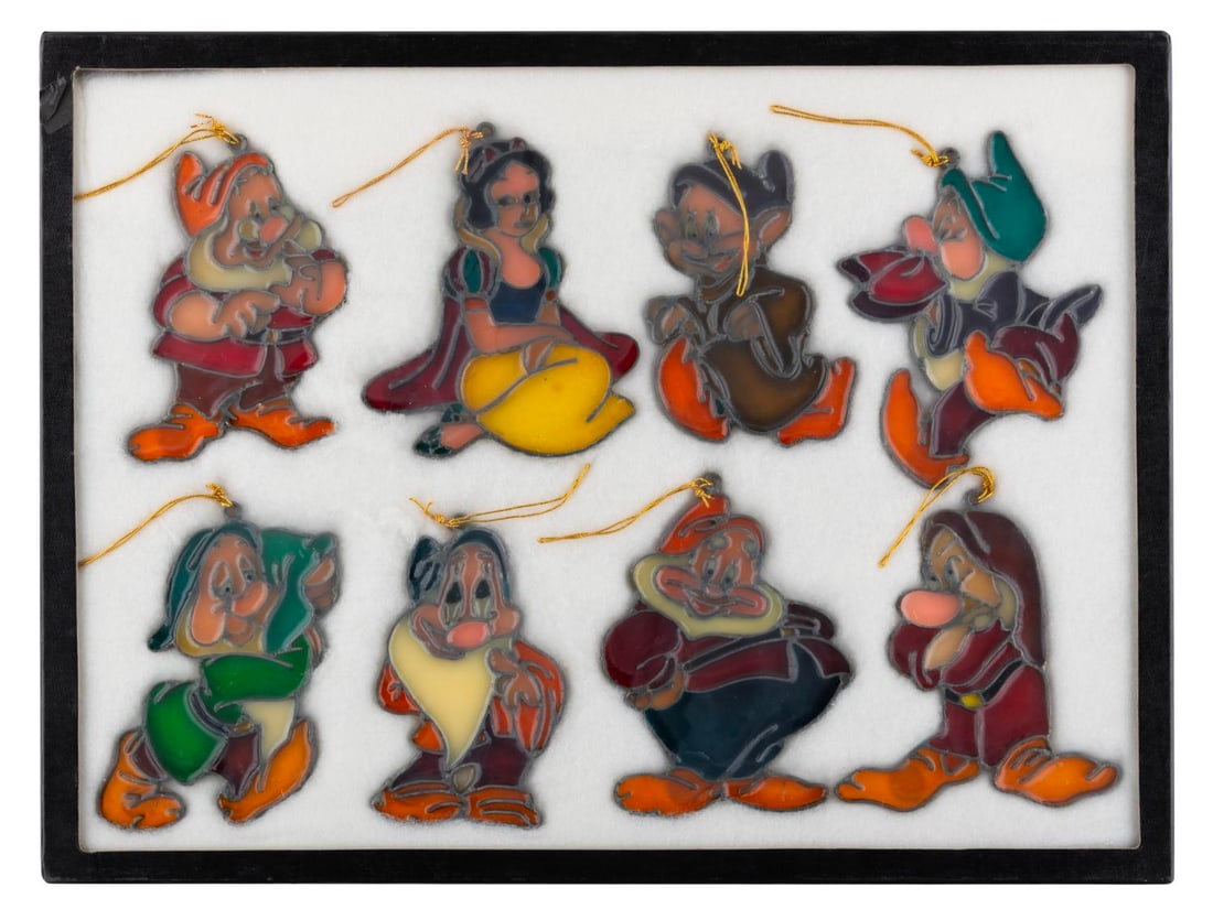 A Set of "Snow White and the Seven Dwarfs" Ornaments. (1 of 5)