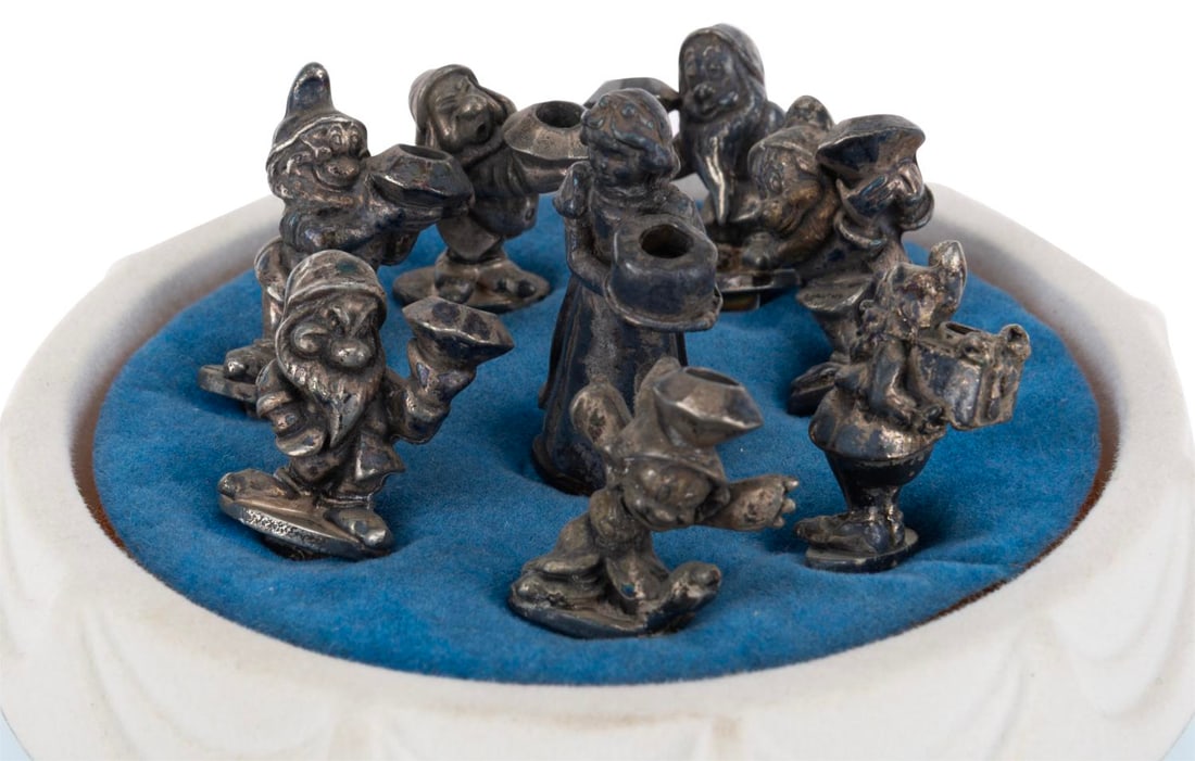 A Set of "Snow White and the Seven Dwarfs" Candleholders. (1 of 5)