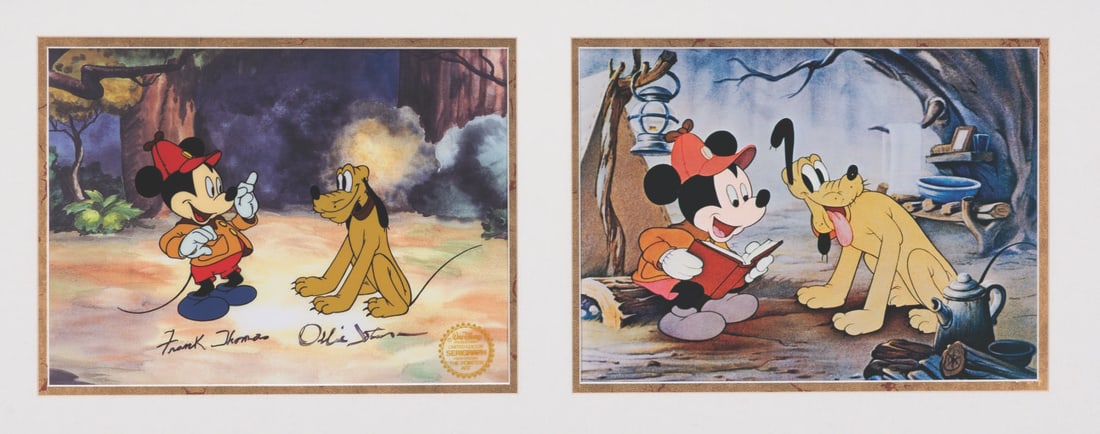 A Frank and Ollie Signed "The Pointer" Serigraph Cel. - 2