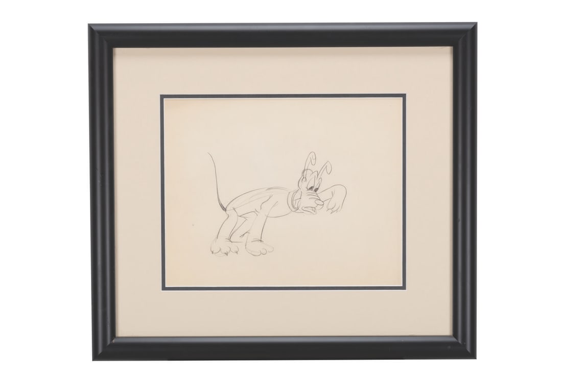 A Framed Pluto Production Drawing. - 3