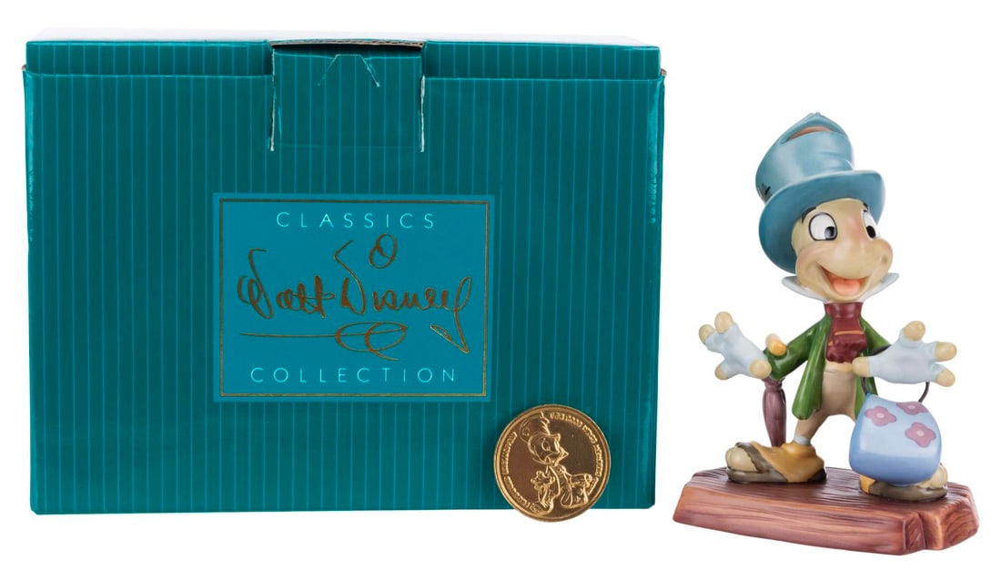 A WDCC Jiminy Cricket Figure. (1 of 7)