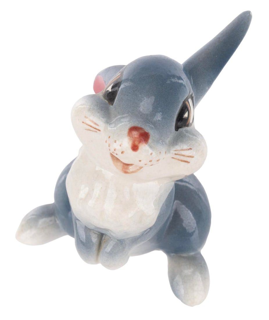A Thumper Ceramic Figure by Evan K. Shaw. (1 of 4)