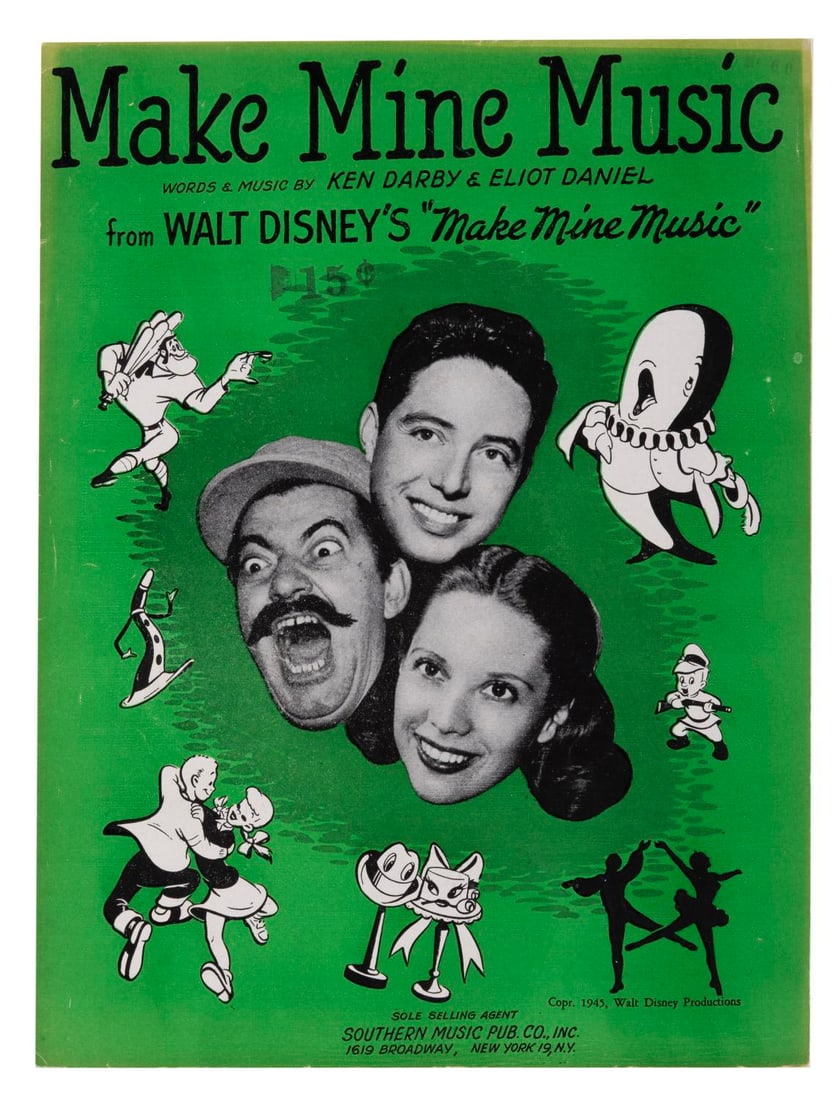 "Make Mine Music" Sheet Music. (1 of 3)