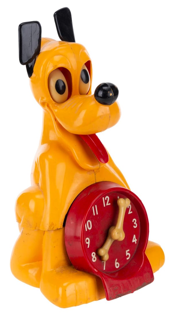 A Pluto Figural Clock. - 2