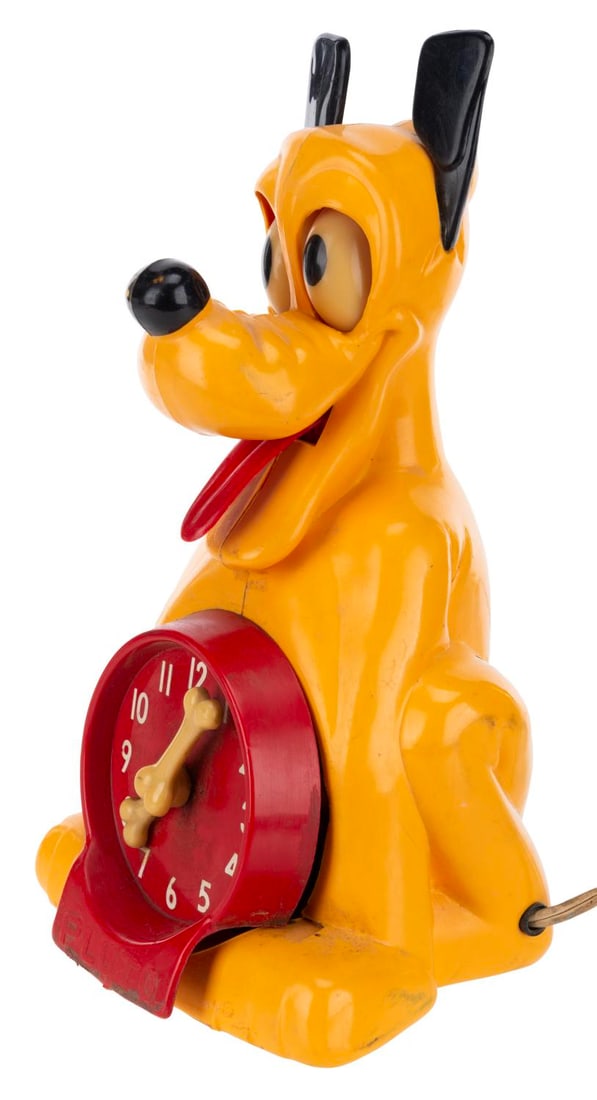 A Pluto Figural Clock. - 3