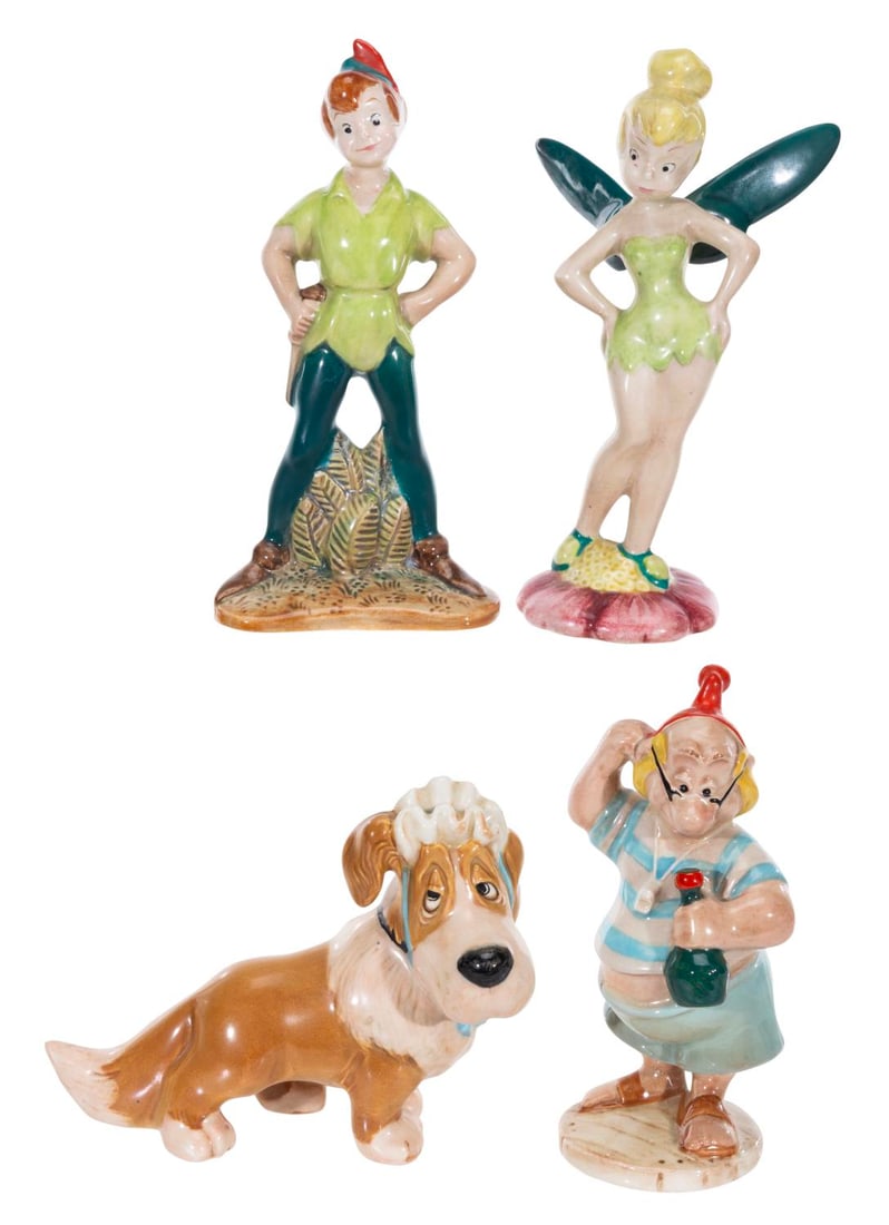 A Set of Beswick "Peter Pan" Ceramic Figurines. (1 of 2)