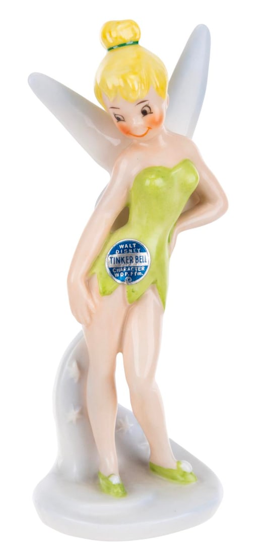 A Tinker Bell Ceramic Figurine by Goebel. (1 of 1)