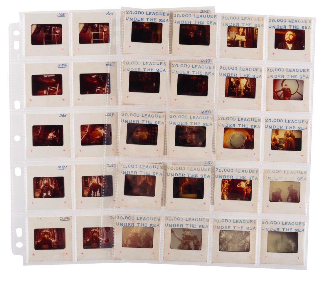 A Collection of "20,000 Leagues Under the Sea" Slides. (1 of 7)