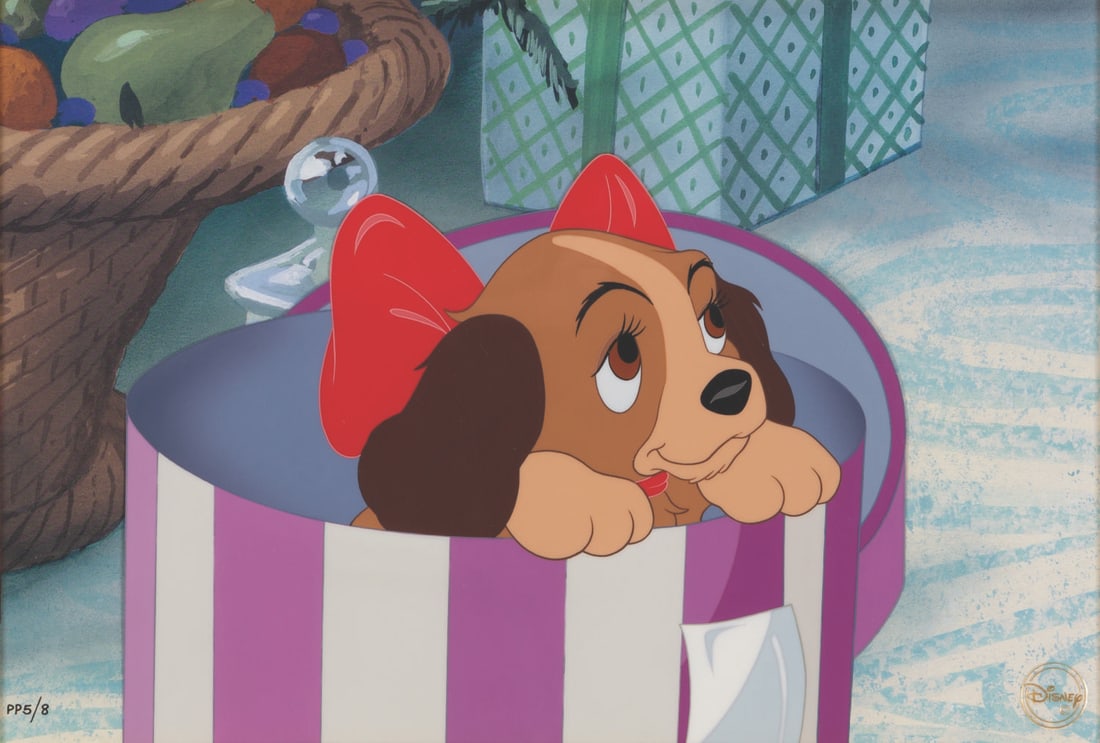A "Lady and the Tramp" Sericel. (1 of 3)