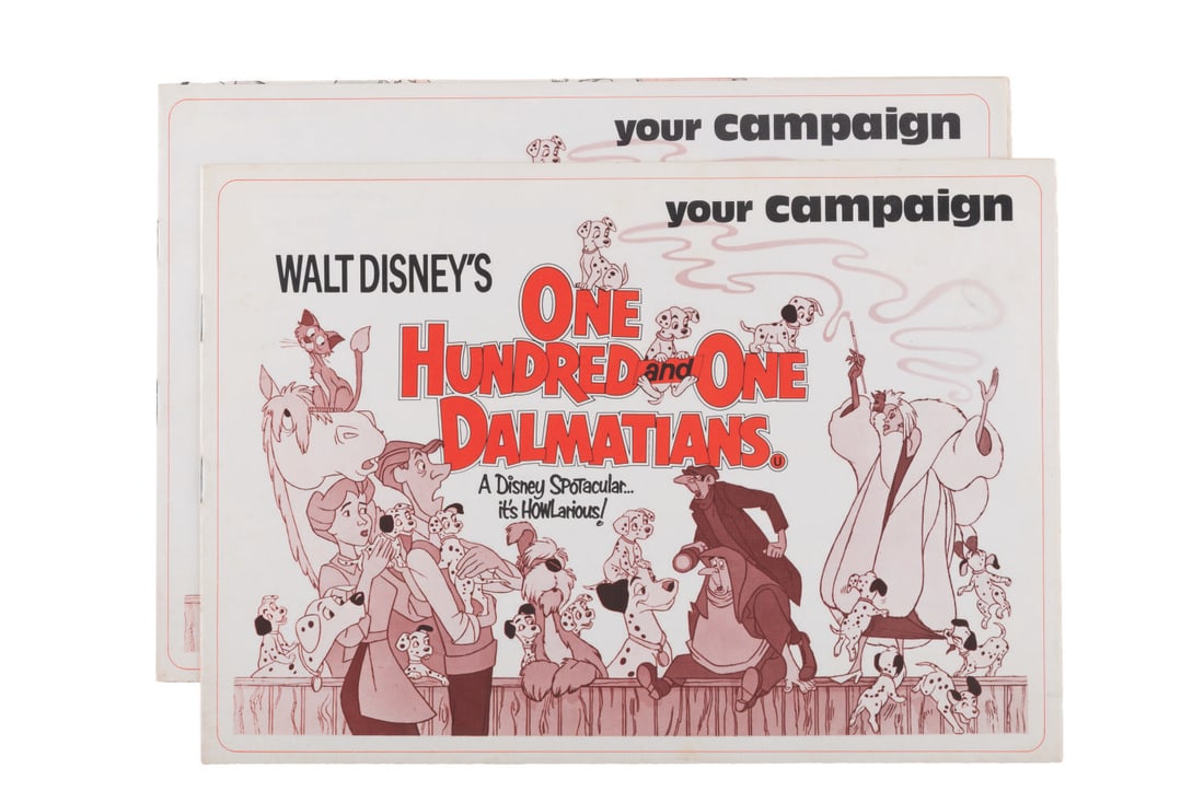 A Pair of "One Hundred and One Dalmatians" Press Kits. (1 of 5)