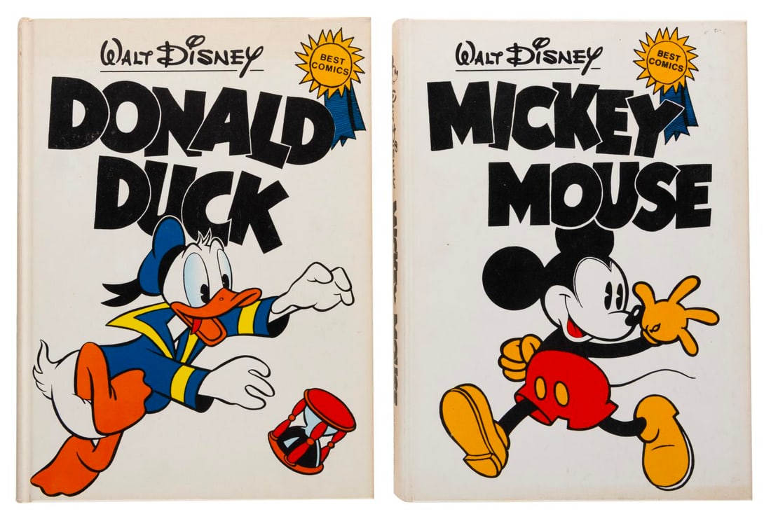 A Set of Donald Duck and Mickey Mouse Books. (1 of 6)