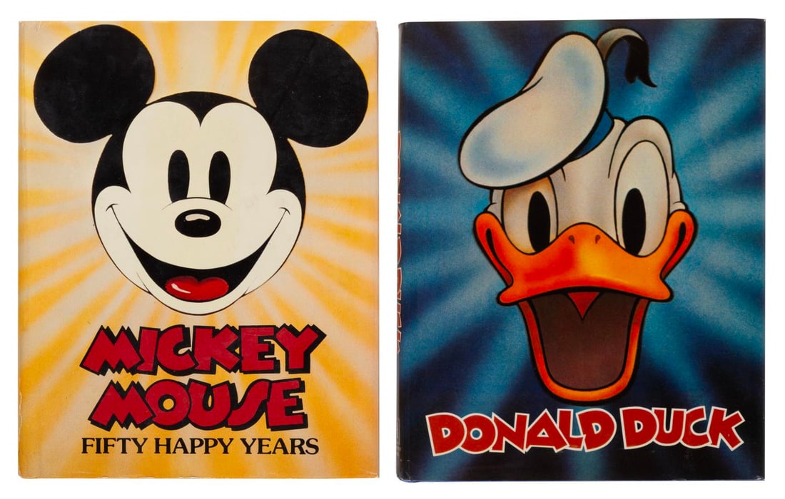A Pair of Donald Duck and Mickey Mouse: Fifty Happy Years Books. (1 of 7)