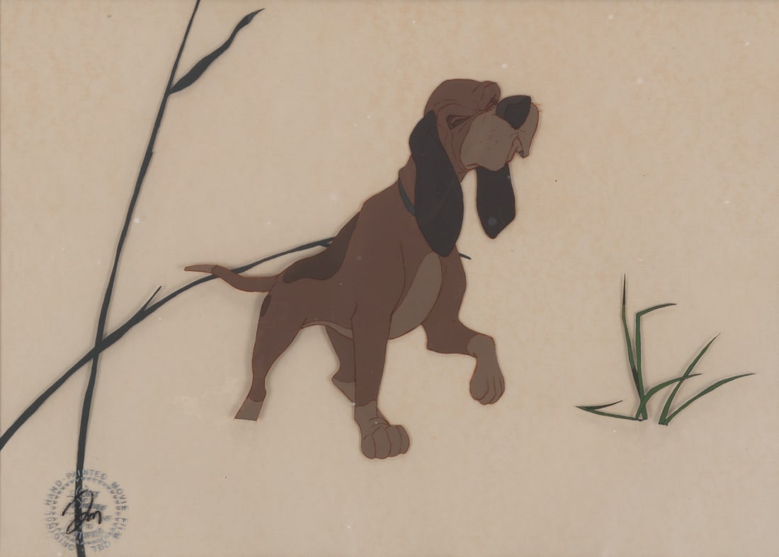 A "The Fox and the Hound" Original Production Cel. (1 of 3)
