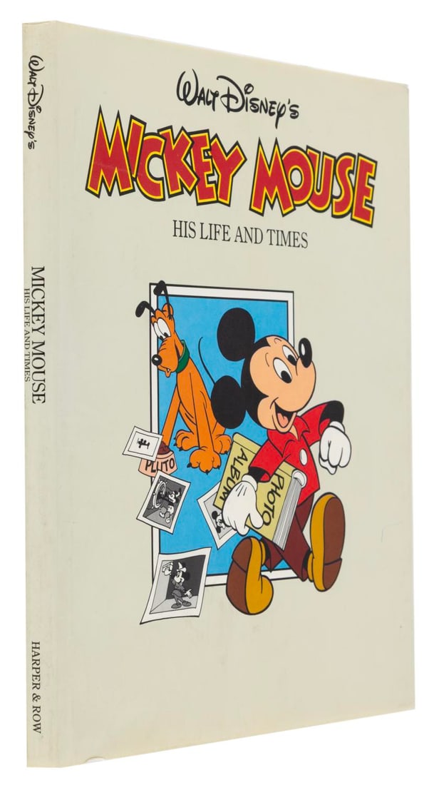 A Walt Disney's Mickey Mouse His Life and Times Book.: (Harper & Row, 1986) A first edition of Mickey Mouse His Life and Times, giving a history of Mickey up to the launch of the Disney Channel. The book is in very good condition with very light wear to t