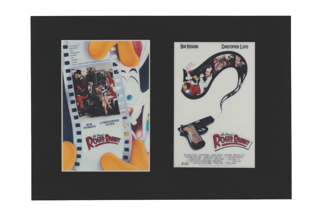 A "Who Framed Roger Rabbit" Movie Poster Presentation Board. (1 of 1)