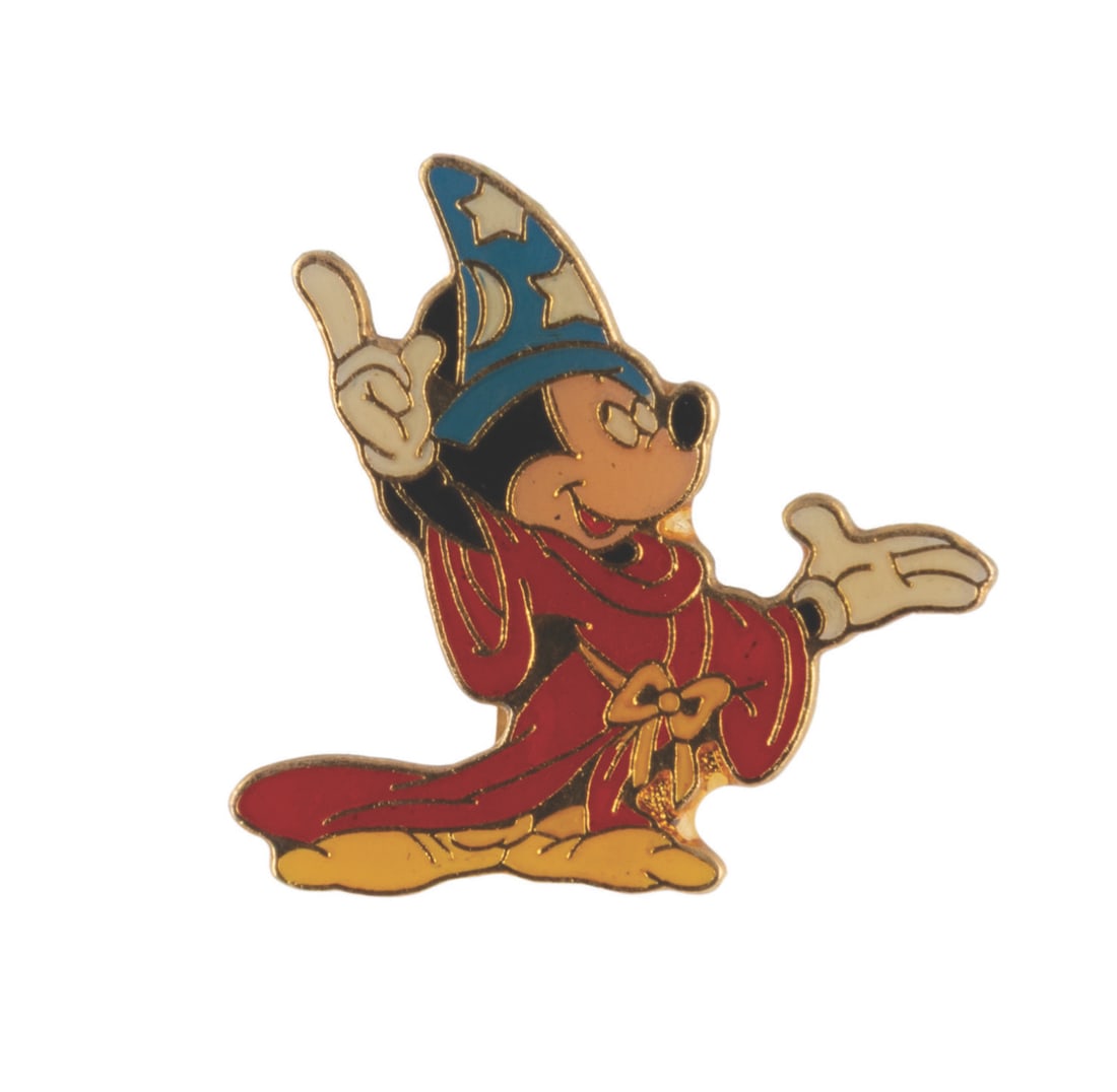 A "Fantasia" Mickey Mouse Sorcerer's Apprentice Pin. (1 of 1)