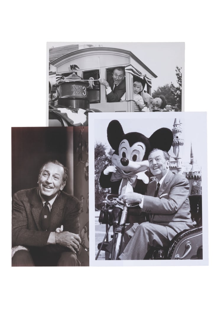 A Trio of Walt Disney Photographs. (1 of 4)