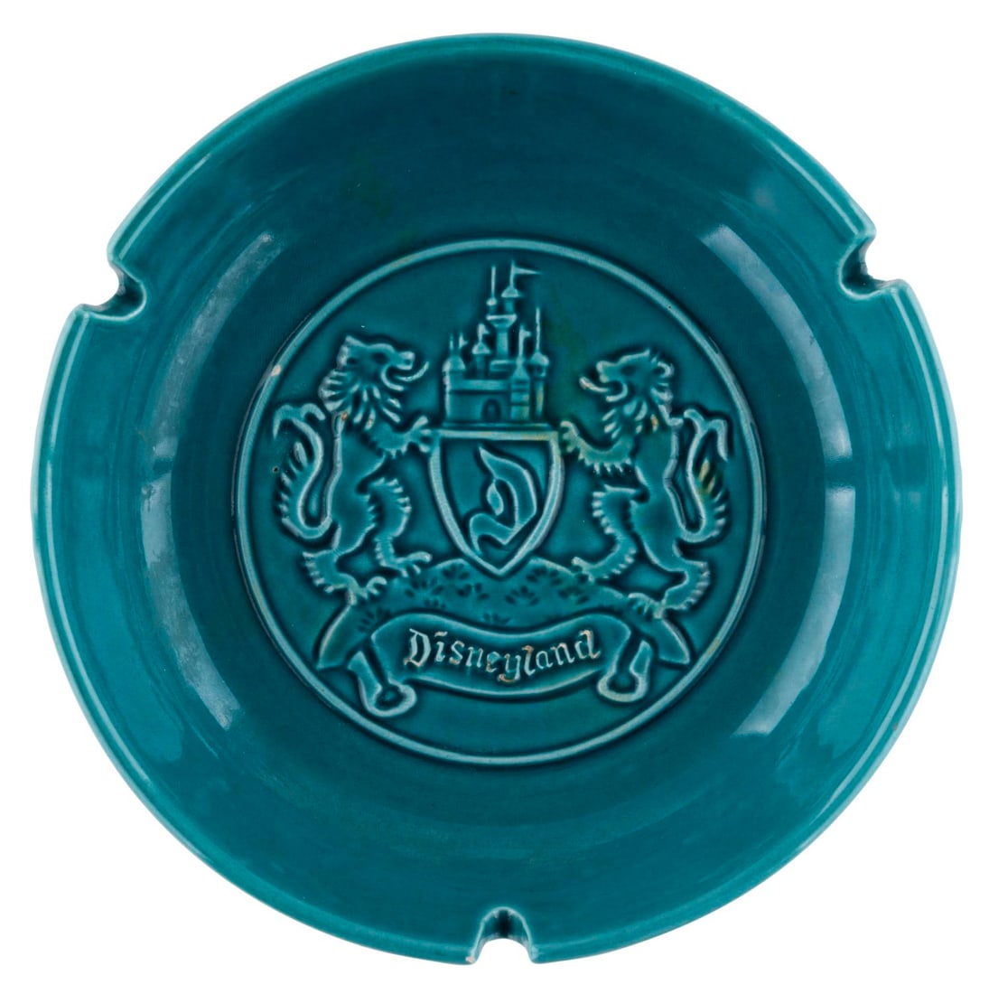 An Early Disneyland Souvenir Large Ashtray. (1 of 2)