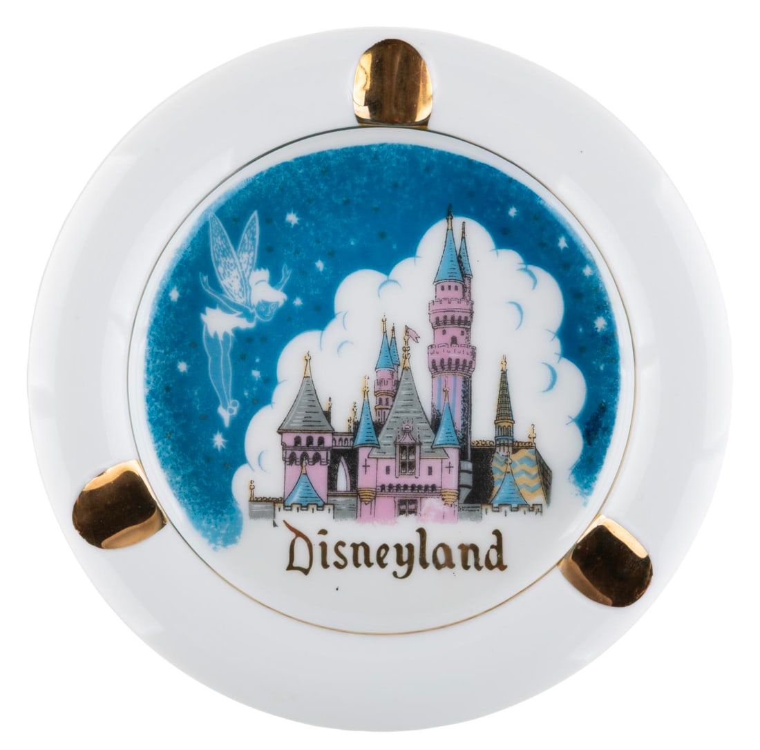 A Disneyland Tinker Bell Souvenir Ashtray. (1 of 1)