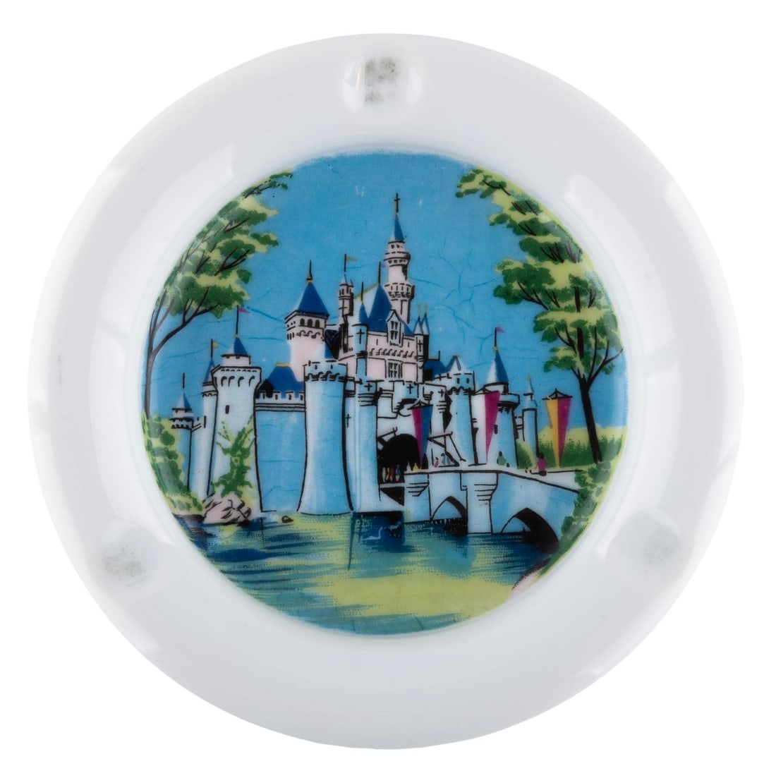 A Disneyland Castle Souvenir Ashtray. (1 of 1)