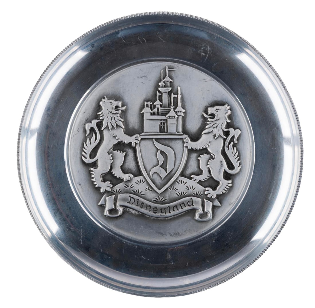 A Disneyland Coat of Arms Souvenir Dish. (1 of 1)