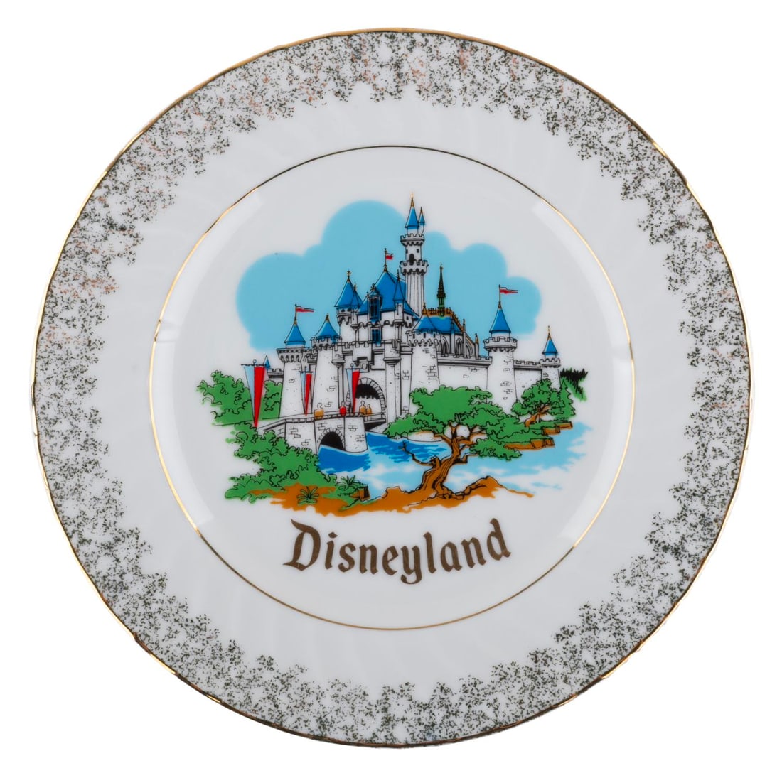 A Disneyland Castle Plate. (1 of 1)