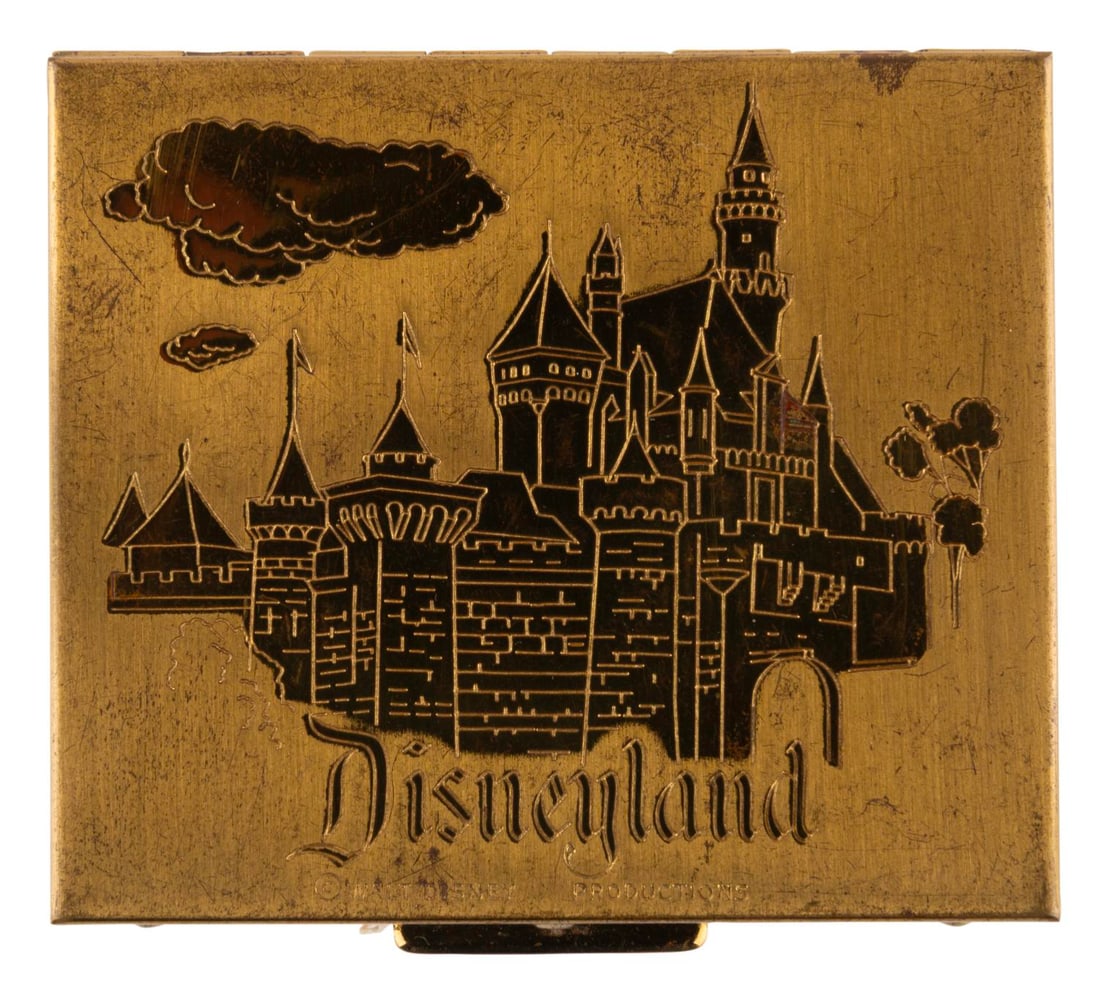 An Early Disneyland Sleeping Beauty Castle Compact. (1 of 3)