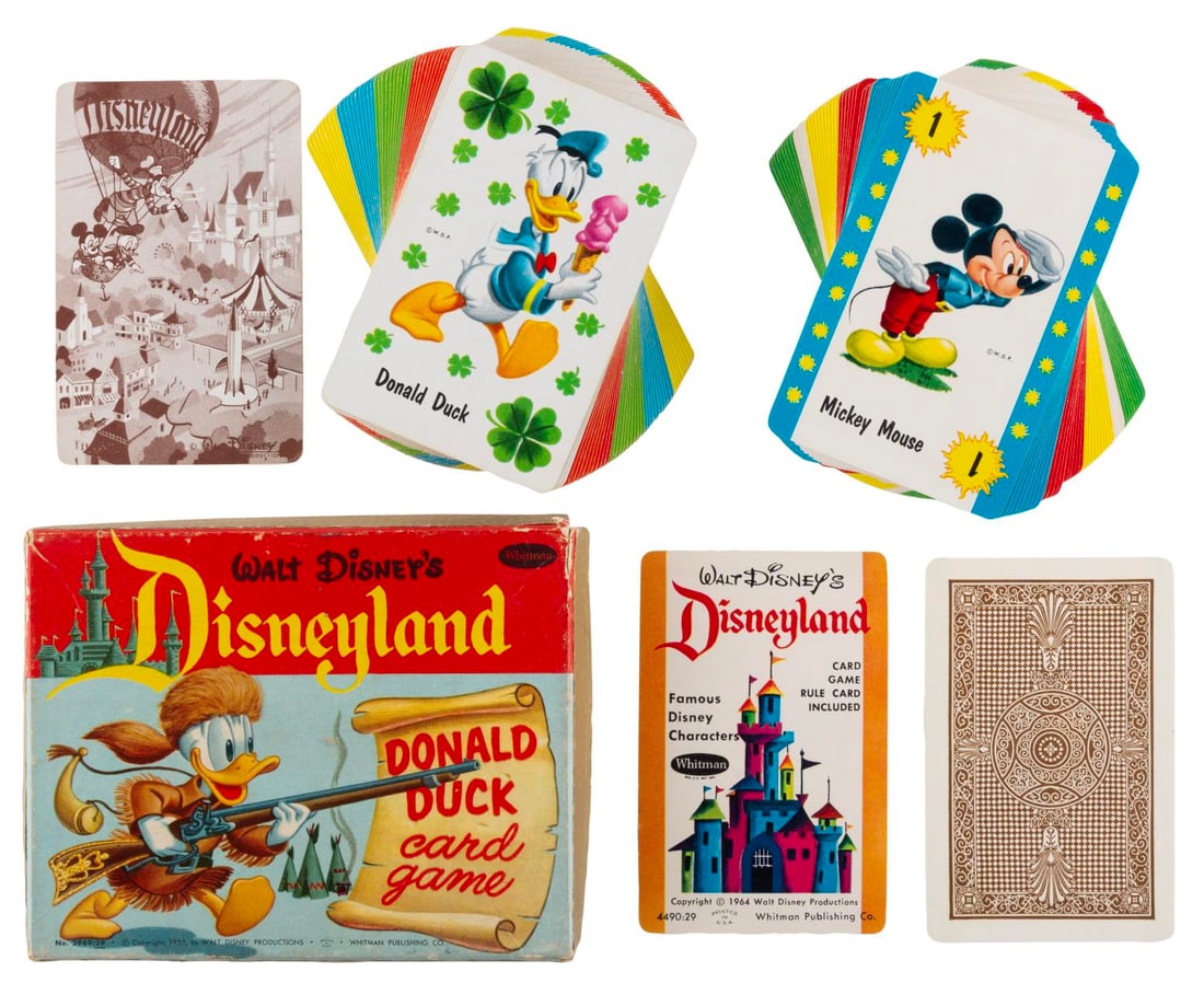 A Pair of Disneyland Donald Duck Card Games. (1 of 1)