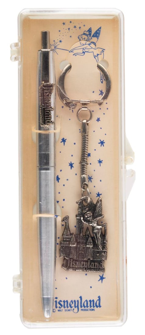 A 1960s Disneyland Pen and Keychain Set. (1 of 1)