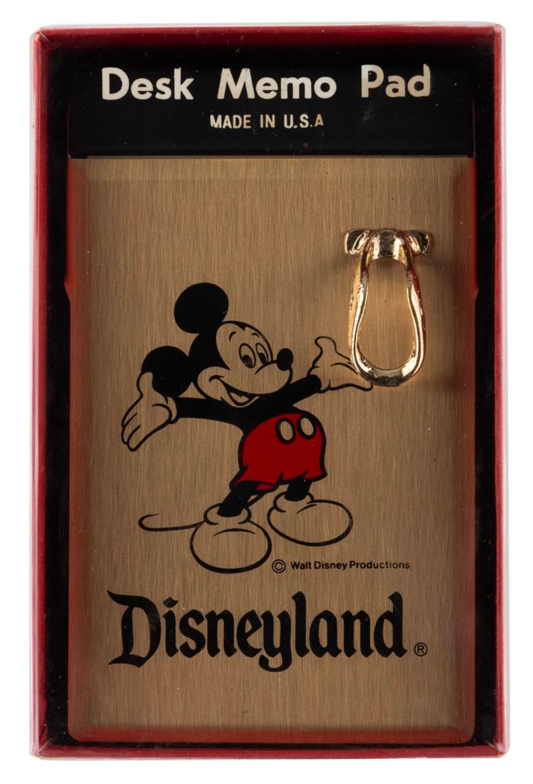 A 1970s Disneyland Desk Memo Pad. (1 of 3)