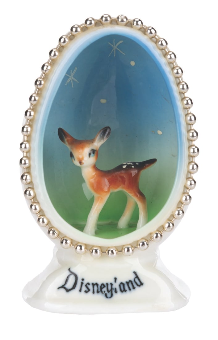 A Disneyland Bambi Ceramic Egg Figurine. (1 of 5)