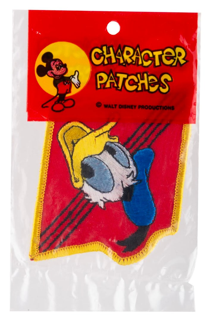 A Donald Duck Embroidered Patch. (1 of 1)
