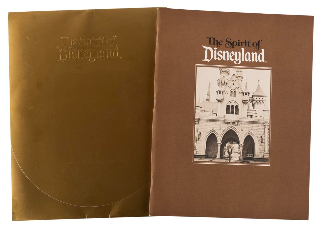 A 1985 The Spirit of Disneyland Book.: (Disneyland, 1985) A special Cast and VIP exclusive book titled The Spirit of Disneyland. Published in honor of the Park's 30th anniversary, the 58-page book is illustrated with rare photos and concep