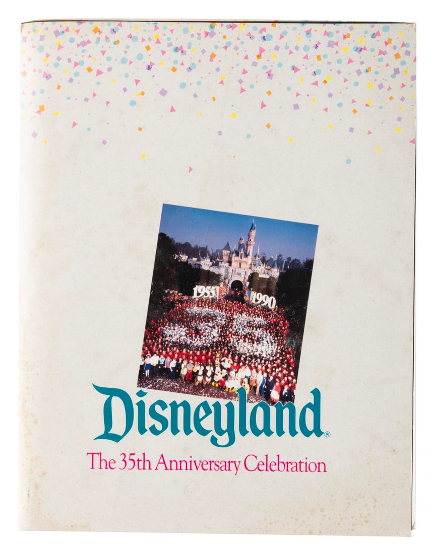 A Disneyland 35th Anniversary Press Kit. (1 of 10)