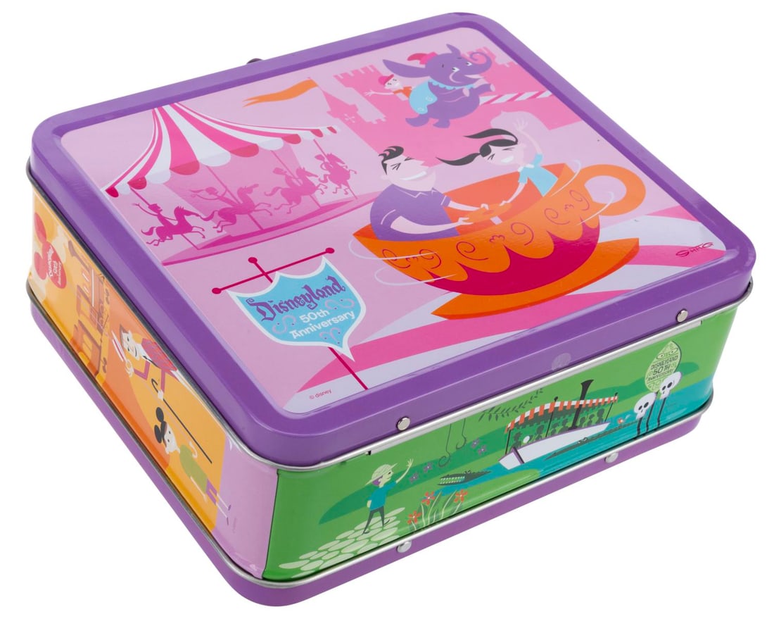 A Disneyland 50th Anniversary Lunch Box by SHAG. (1 of 4)