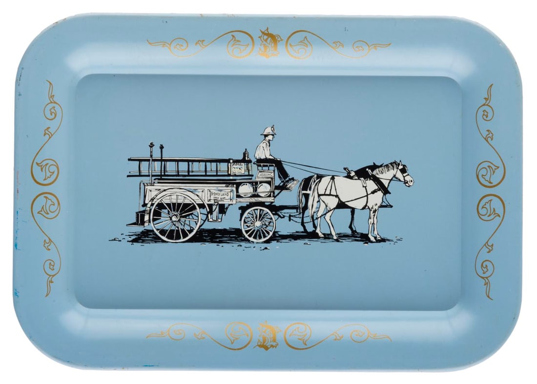 A Disneyland Main Street, U.S.A Fire Carriage Tray. (1 of 1)