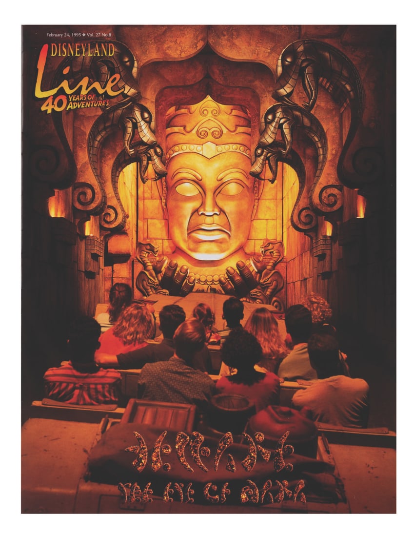 An Indiana Jones Adventure Disneyland Line Magazine. (1 of 3)