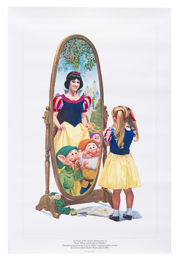 A Charles Boyer "Snow White" Anniversary Poster. (1 of 1)
