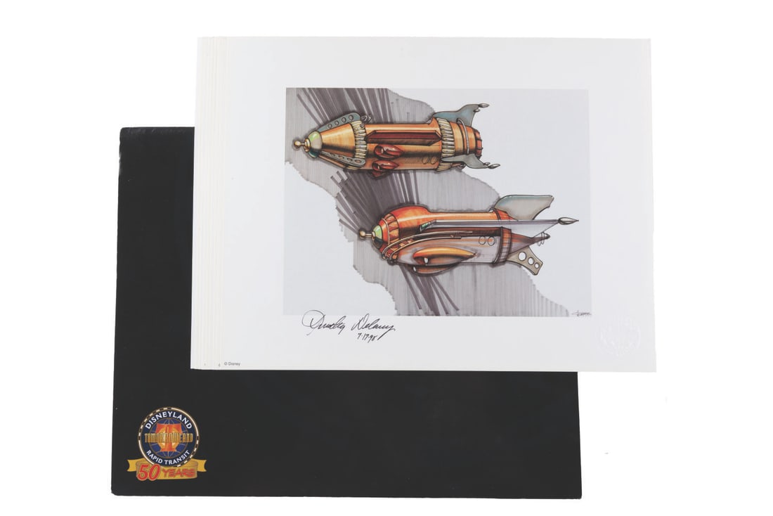 A Multi-Signed Tomorrowland Rapid Transit 50 Years Print Set. (1 of 10)