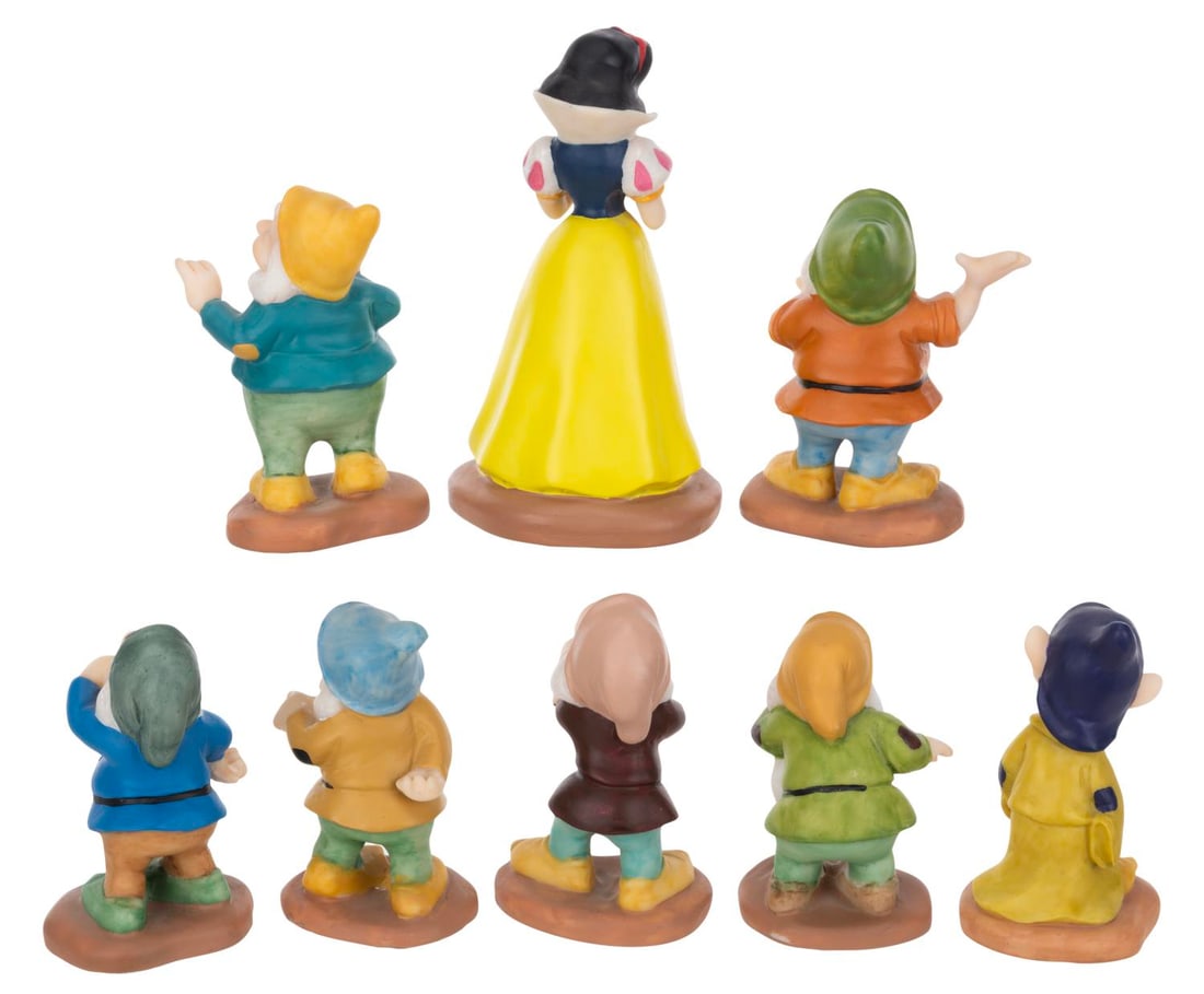 A Prototype "Snow White" Ceramic Figurine Set. - 4