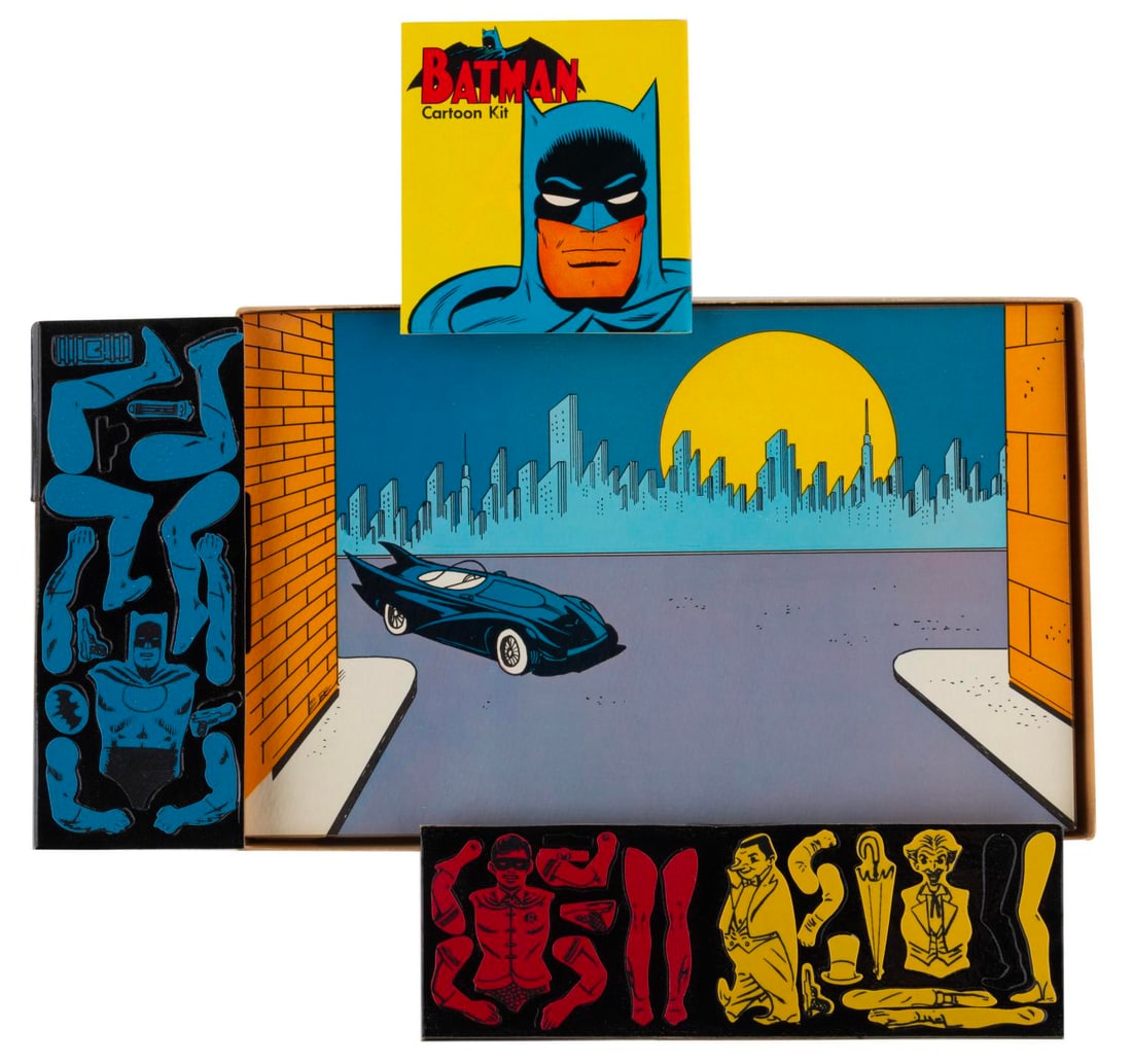A Signed Batman Colorforms Kit. - 3