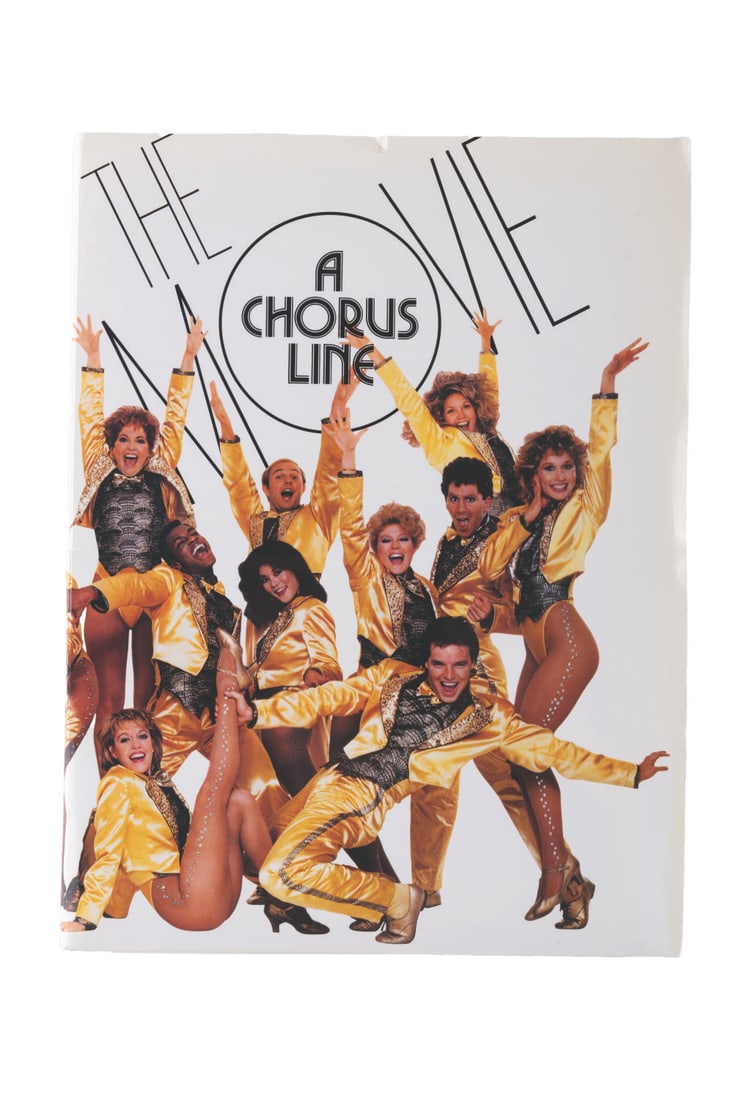 A "A Chorus Line" Press Kit.: (Columbia, 1985) A press kit for Richard Attenborough's "A Chorus Line." Included are credits, cast and crew bios, a plot summary, and 18 black and white publicity photos. Measuring 9" x 12", the kit
