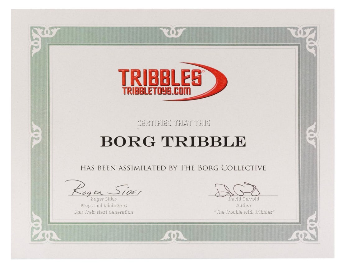 A "Star Trek" Borg Tribble. - 5